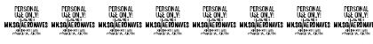 Aeronaves PERSONAL USE ONLY Regular Font