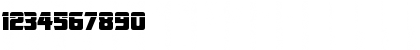 American Kestrel Straight Laser Regular Font