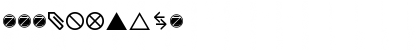 Aquawax Pro Pictograms Regular Font Aquawax Pro Pictograms Regular Font