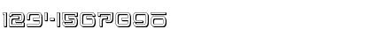 Foreign Alien 3D Regular Font
