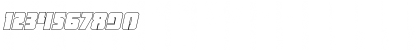 Heavy Falcon Outline Italic Outline Italic Font