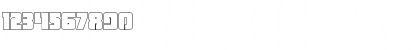 Heavy Falcon Outline Outline Font