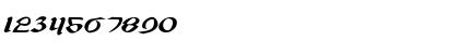 Valerius Expanded Italic Expanded Italic Font