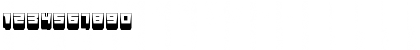 Metallic Shadow Flat Regular Font