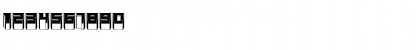 Metallic Sharp Inverted Regular Font Metallic Sharp Inverted Regular Font