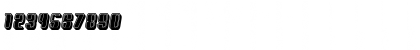 President Filled Italic Font