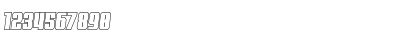 Punch Outline Semi-Italic Regular Font Punch Outline Semi-Italic Regular Font