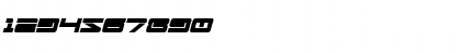 Ranger Force Laser Italic Regular Font