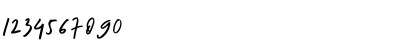 The Horizontal Regular Font