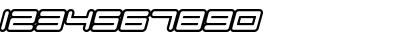 F-Zero GX Venue Font Outlines Italic Font F-Zero GX Venue Font Outlines Italic Font