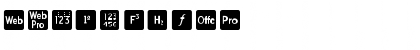 Icons OpenType Regular Font Icons OpenType Regular Font