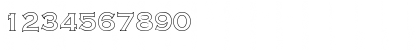 Center Hollow Regular Font Center Hollow Regular Font