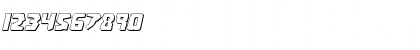 Coffin Stone 3D Italic Italic Font