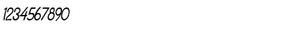 Crayon-Condensed Italic Font