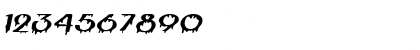 Creepy-Extended Italic Font