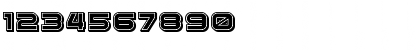 Cyber Princess 3D Filled Regular Font