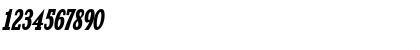 Kingsbridge Condensed Bold Italic Font