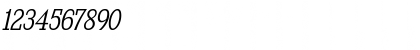 Kingsbridge SemiCondensed Light Italic Font Kingsbridge SemiCondensed Light Italic Font