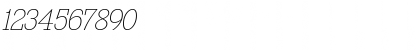 Kingsbridge UltraLight Italic Font