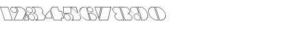 MBragg Outline Hollow Regular Font MBragg Outline Hollow Regular Font