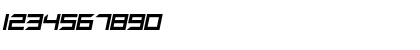 Megabot Five Italic Font