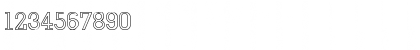 Memphis-Medium Hollow Regular Font Memphis-Medium Hollow Regular Font
