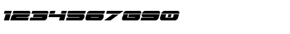 Predataur Laser Italic Italic Font