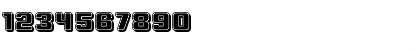 Professor 3D Filled Regular Font