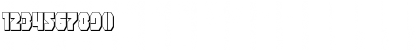 Shogunate 3D Regular Font Shogunate 3D Regular Font