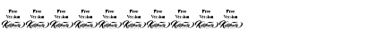 The Rich Jullietta DEMO Regular Font The Rich Jullietta DEMO Regular Font