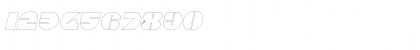 CircularSawOutline Oblique Font