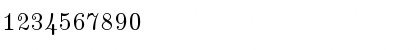 cmu10 Regular Font