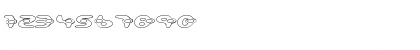 Name Plato Hollow Regular Font