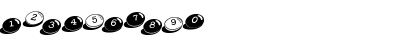 Water Molecule Regular Font