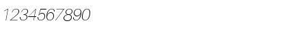 Aileron UltraLight Italic Font
