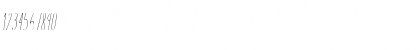 Aracne Ultra Condensed Light Italic Ultra-condensed Light Italic Font