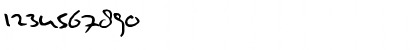 Mulder's handwriting Regular Font Mulder's handwriting Regular Font