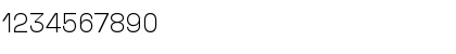 Space Text Light Font