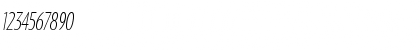 Verlag Compressed Extra Light Italic Font Verlag Compressed Extra Light Italic Font