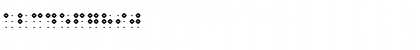 Braillenum Hollow Bold Font Braillenum Hollow Bold Font