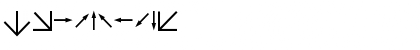 XIngyArrowsTwo Regular Font
