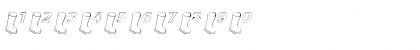 OldBootHollowItalics Regular Font OldBootHollowItalics Regular Font
