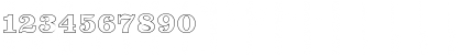 ClarendonOutline Regular Font ClarendonOutline Regular Font