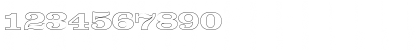 ClarendonTBolExpOu1 Regular Font