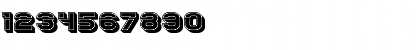 Blader Extended 3D Filled Regular Font Blader Extended 3D Filled Regular Font