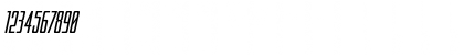 Blue Cobra Expanded Italic Regular Font
