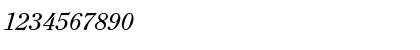 Clearface ITC BQ Italic Font
