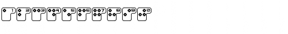 Brailler V1 Light Regular Font Brailler V1 Light Regular Font