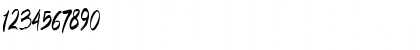 BRUSH TANGSE Regular Font BRUSH TANGSE Regular Font