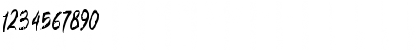 BRUSH TANGSE Regular Font BRUSH TANGSE Regular Font